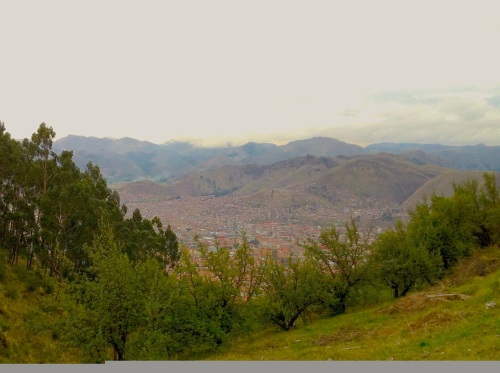 Cusco, as seen from Saqsayhuaman