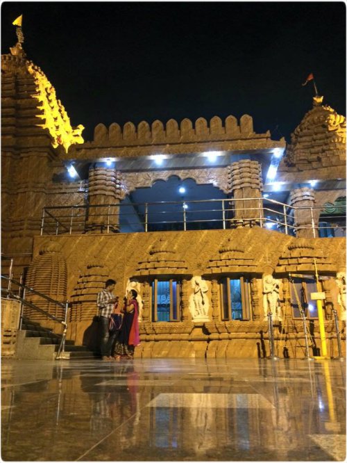 Jagannath Temple at night